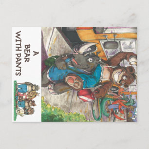 Cartão Postal Celebração do livro "Um Urso com Calças"
