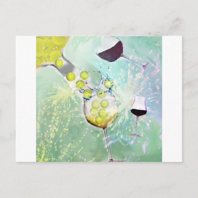 Cartão Postal Celebração do tênis (Frente)