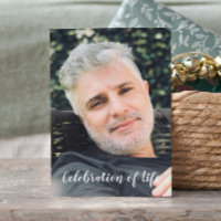 Celebração Moderna da Vida Com Funeral de Foto