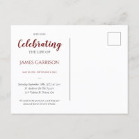 Celebração Vermelha da Vida com Memorial de Foto