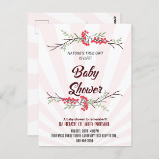 Cartão Postal Celebrando a chegada do seu pequeno milagre!