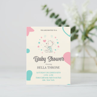 Cartão Postal Celebrando a chegada do seu pequeno milagre!