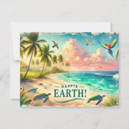 Cartão Postal Celebrar a Terra, 22 de abril