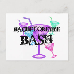 Cartão Postal Celebrar Bachelorette Bash