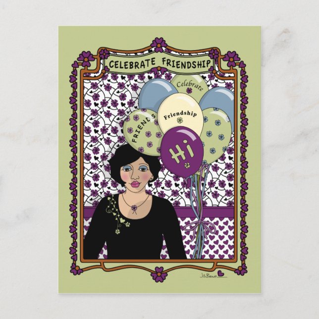 Cartão Postal Celebrar Friendship_A_ Postcard (Frente)