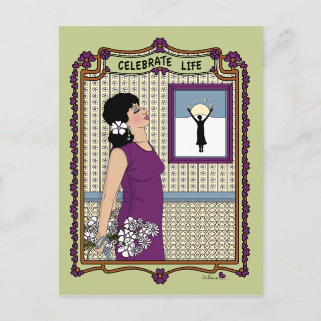 Cartão Postal Celebrar Life_A_ Postcard (Frente)