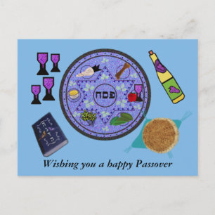 Cartão Postal Celebrar Passover