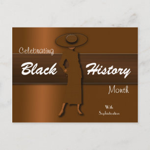 Cartão Postal Celebrating Black History Month (Post Card)