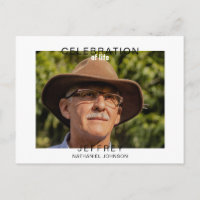 Celebration of Life Gathering Photo Invitation
