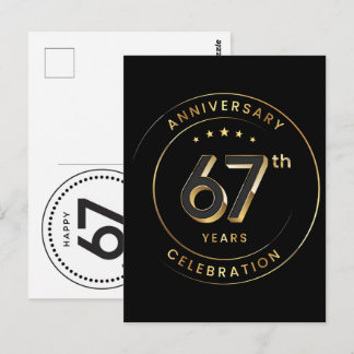 Cartão Postal Celebre 67 Anos: Aniversário do Vovô Vovó 2026