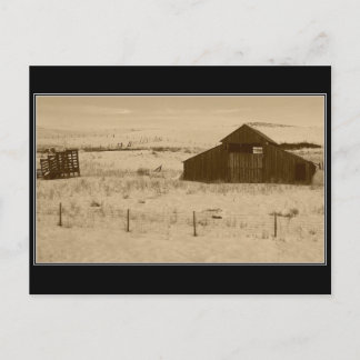 Cartão Postal Celeiro Antigo fora de Weiser Idaho