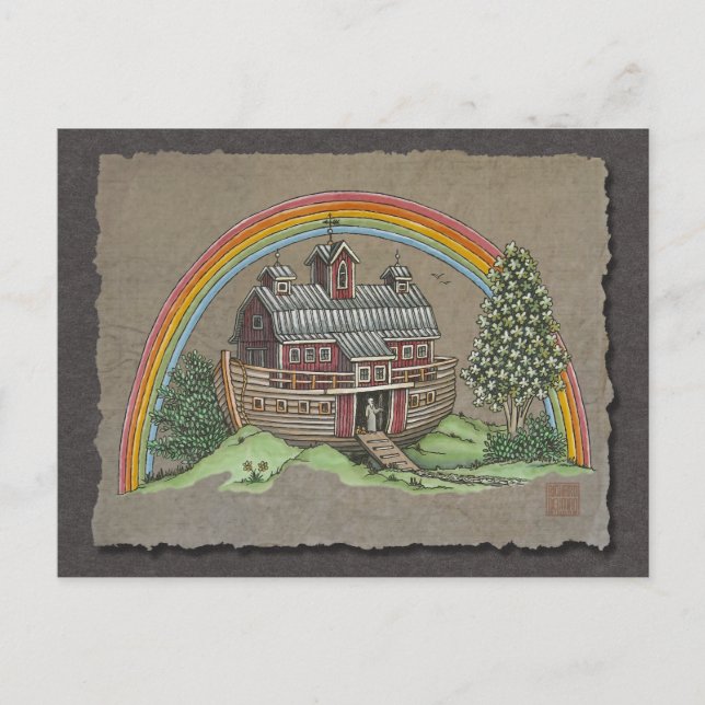 Cartão Postal Celeiro da arca de Noah (Frente)
