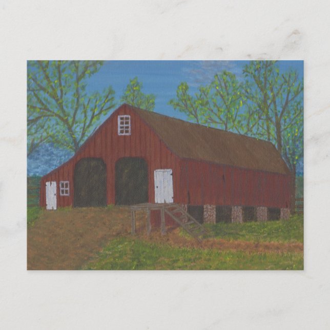 Cartão Postal Celeiro de Purcellville (Frente)