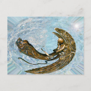Cartão Postal Celestial Angel