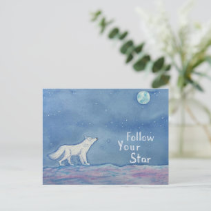 Cartão Postal Celestial Siga Sua Estrela