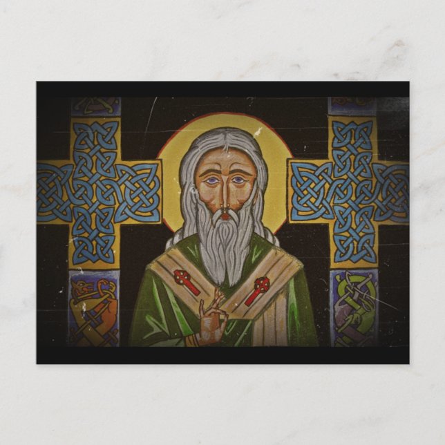 Cartão Postal Celtic Cross Saint Patrick (Frente)