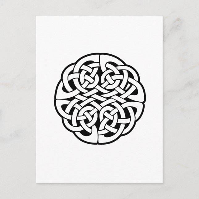 Cartão Postal Celtic Knot (Frente)