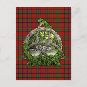 Cartão Postal Celtic Trinity Knot E Clan MacDonald De Glencoe