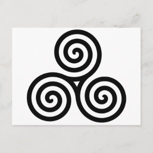 Cartão Postal Celtic Triquetra Knot II