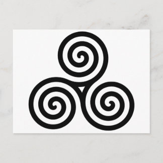 Cartão Postal Celtic Triquetra Knot II