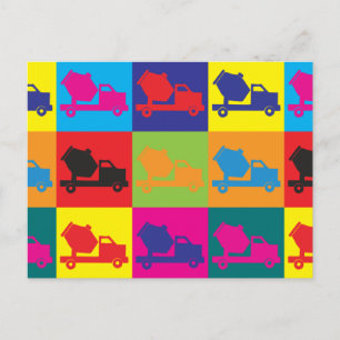 Cartão Postal Cement Pop Art