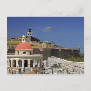 Cartão Postal Cemitério à beira-mar de Porto Rico