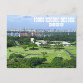 Cartão Postal Cemitério Americano de Manila