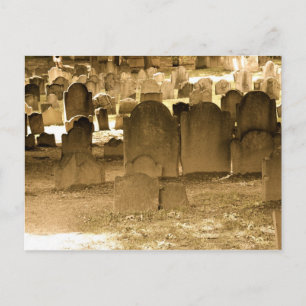 Cartão Postal Cemitério de Boston