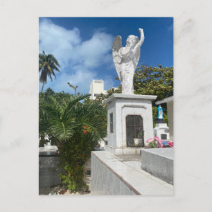 Cartão Postal Cemitério de Isla Mujeres Hushing Angel