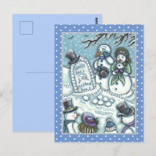 CARTÃO POSTAL CEMITÉRIO DE NEVE, MELHORADO ANTES DA SUA ÉPOCA, M