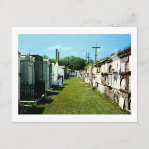 Cartão Postal Cemitério de St. Louis, Nova Orleans Antigo