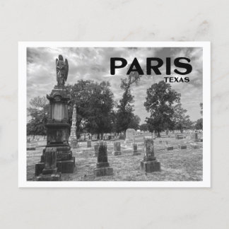 Cartão Postal Cemitérios de Paris (Texas)