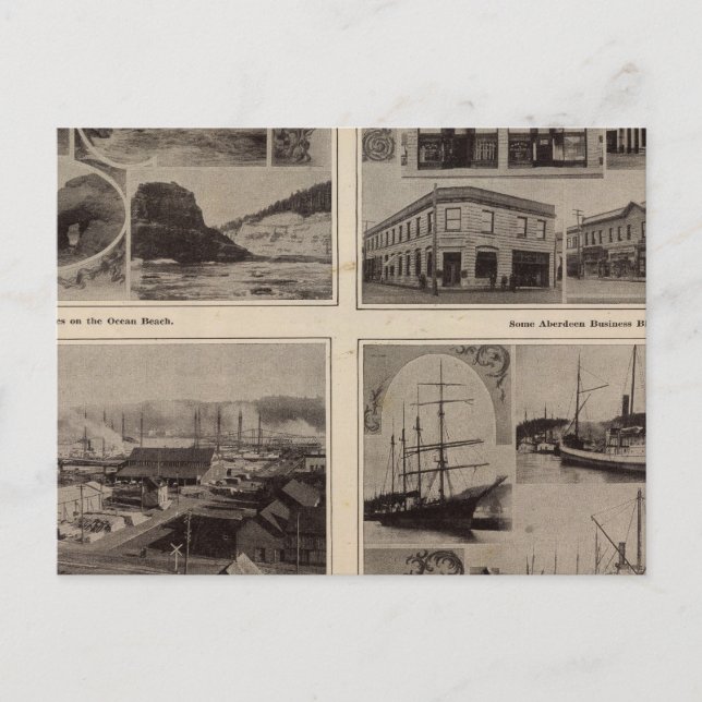 Cartão Postal Cena Aberdeen, Lava (Frente)