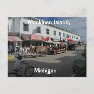 Cartão Postal Cena da Ilha Mackinac