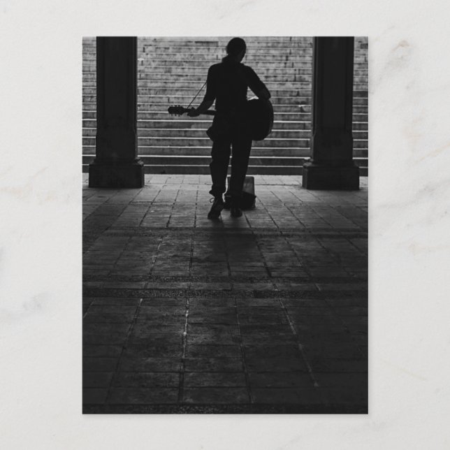 Cartão Postal Cena da rua do Central Park NYC (Frente)