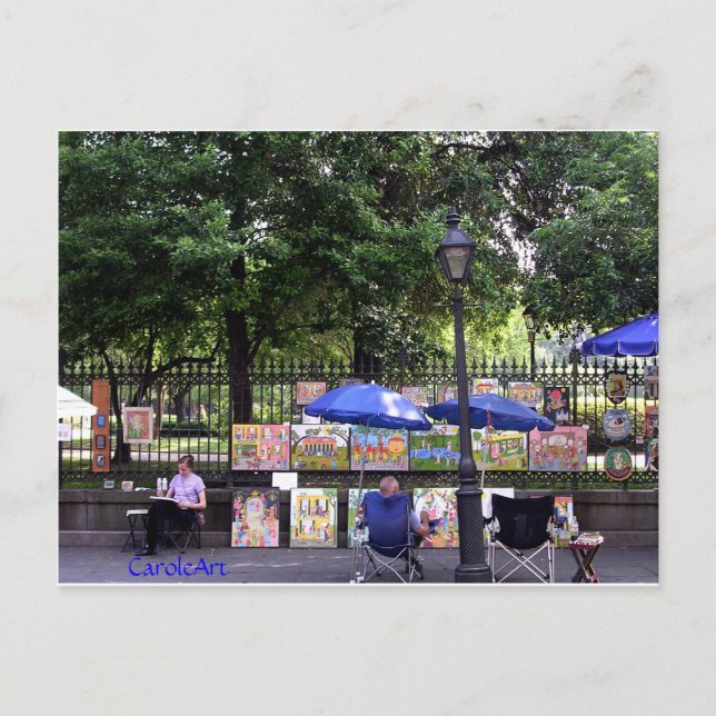 Cartão Postal "Cena de Arte" NOLA (Frente)