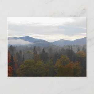 Cartão Postal Cena de árvores de outono Adirondacks Paisagem