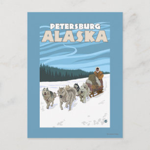 Cartão Postal Cena de Dormência de Cachorro - Petersburgo, Alas