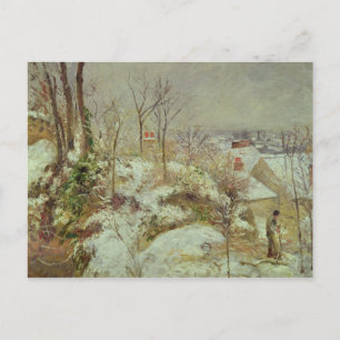 Cartão Postal Cena de Neve