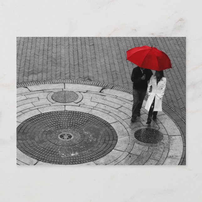 Cartão Postal Cena de Nova Iorque Street (Frente)