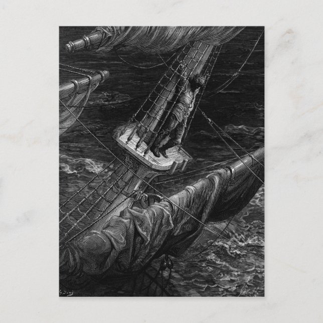 Cartão Postal Cena de 'O Rimo do Mariner Antigo' (Frente)