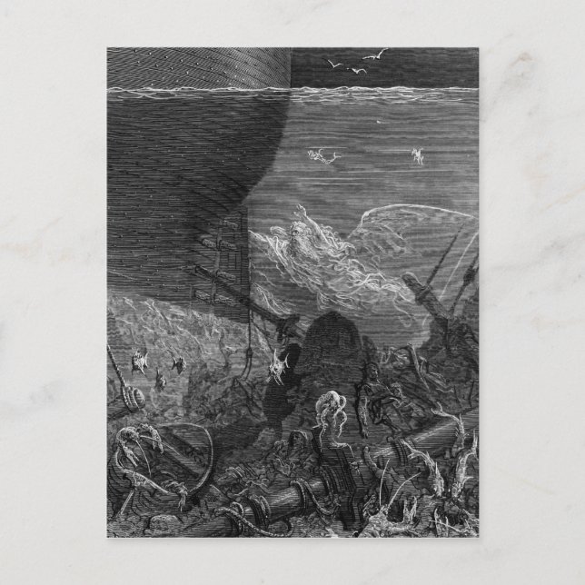 Cartão Postal Cena de 'O Rimo do Mariner Antigo' (Frente)