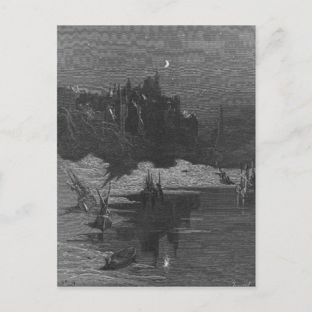 Cartão Postal Cena de "O Rimo do Mariner Antigo" 4 (Frente)