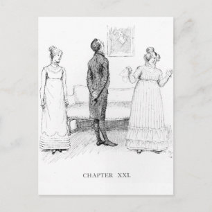 Cartão Postal Cena de 'Orgulho e Preconceito'