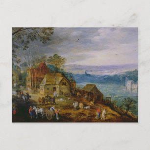 Cartão Postal Cena de Paisagem