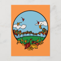 Cena de Paisagem do outono