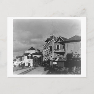 Cartão Postal Cena de Rua em Mombassa Quênia Fotografia