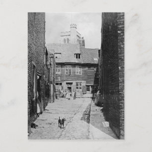 Cartão Postal Cena de rua em Victorian London