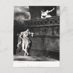 Cartão Postal Cena do Ato III de "Romeu e Julieta"