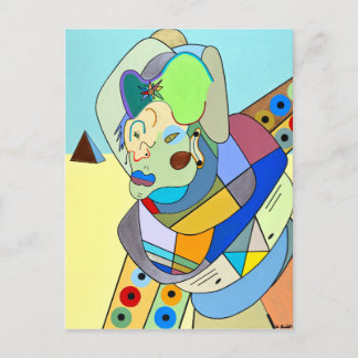 Cartão Postal "Cena do Deserto" por Ruchell Alexander